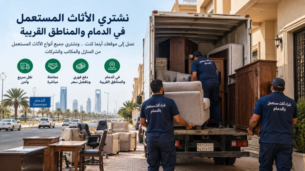 شراء الأثاث المستعمل في الدمام والمناطق القريبة
